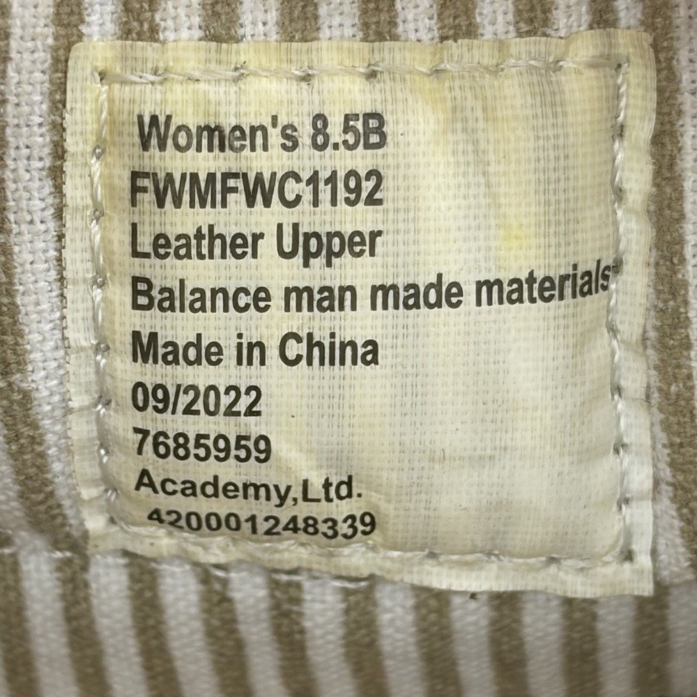 Magellan Womens 8.5 Shoes Boat Deck Brown Tan Leather Comfort Flat Round Toe - Picture 8 of 11